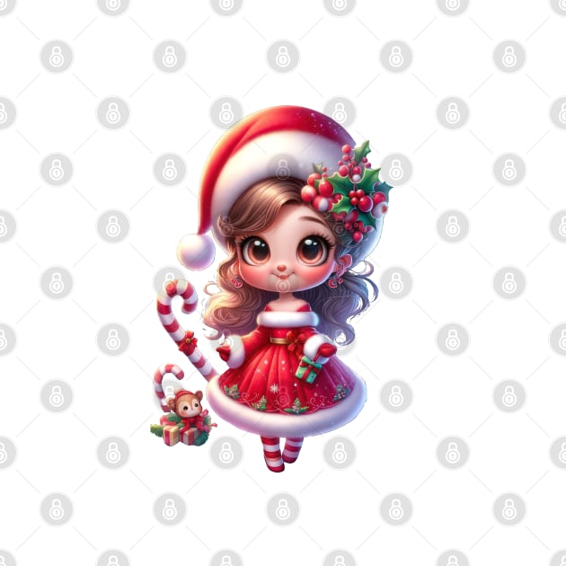 Cartoon Mrs Claus by TooplesArt