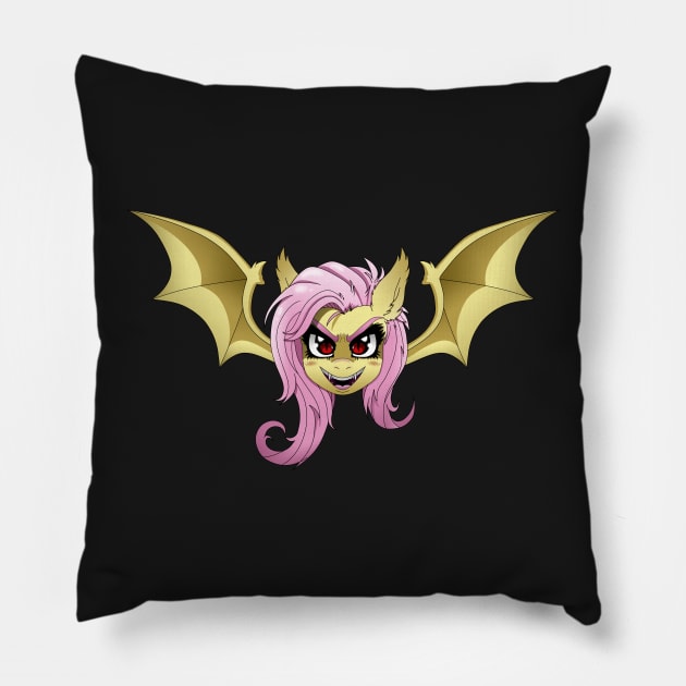 Flutterbat Pillow by miqwib