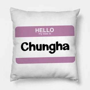 My Bias is Chungha Pillow