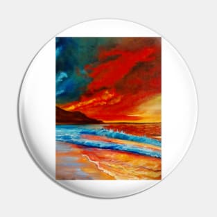 Brilliant Hawaiian Sunset Pin