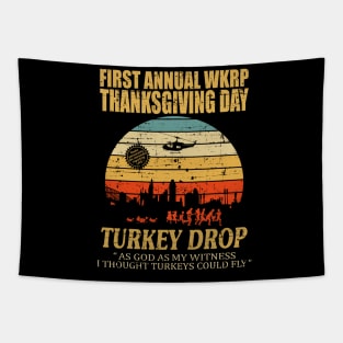 thanksgiving wkrp turkey drop Tapestry