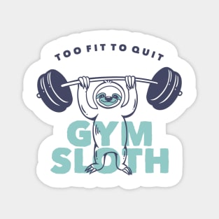 Gym Sloth Magnet