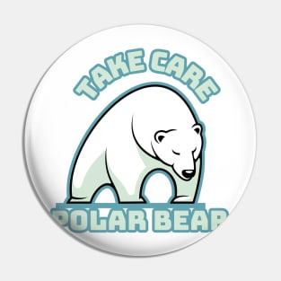 polar bear Pin