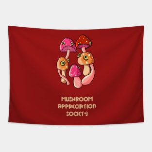 Mushroom Appreciation Society Tapestry