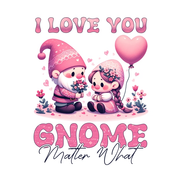 Gnomes I Love You Valentines Day by Happy Solstice