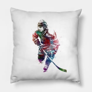 Hockey player #hockey #sport Pillow