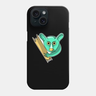 cyan cute baby bush Phone Case