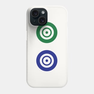 Two Circle Wheel Dot Er Tong 筒 Tile. It's Mahjong Time! Phone Case