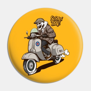 scooter boy urban Pin