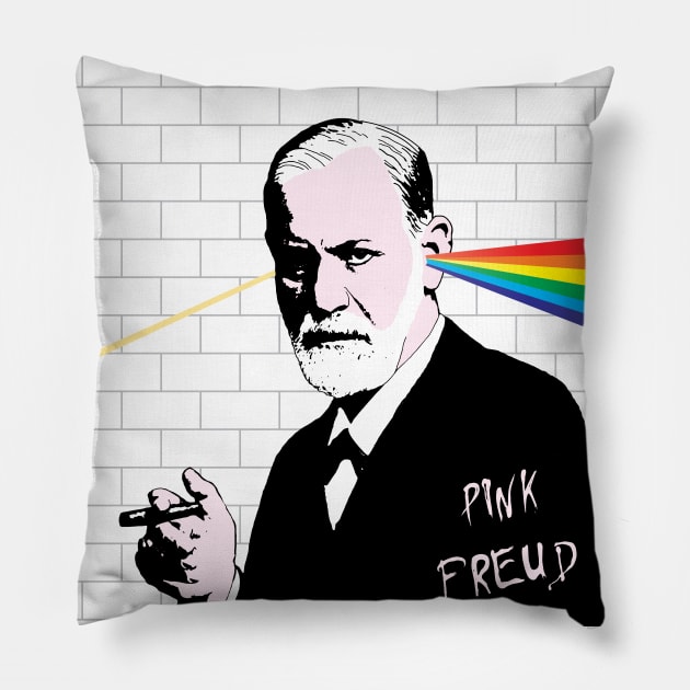 Dark Side of Freud The Wall Pillow by candhdesigns