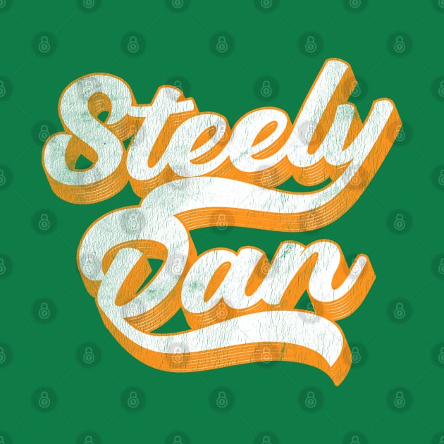 Steely Dan /// Retro Faded-Style Typography Design by DankFutura