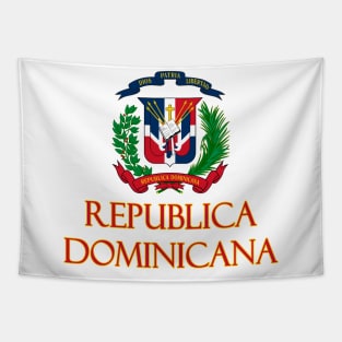 Republica Dominicana - Coat of Arms Design (Spanish Text) Tapestry