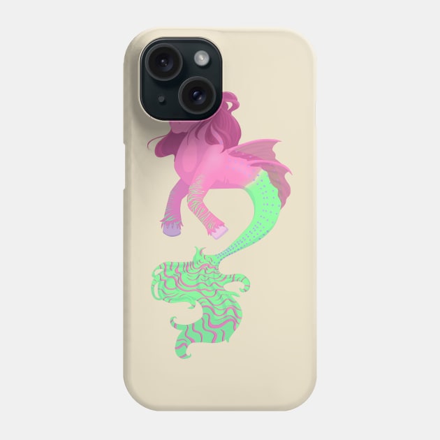 Pink Hippocampus Phone Case by Anathar