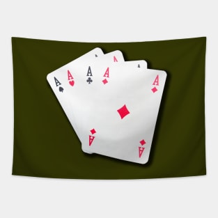 Poker of Aces Tapestry