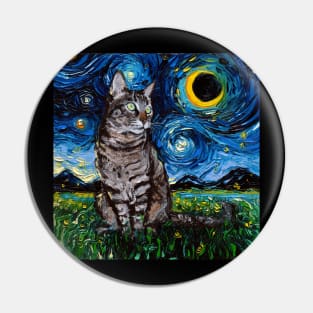 Tabby Night Pin