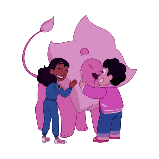 Steven, Connie and Lion by maxtrology