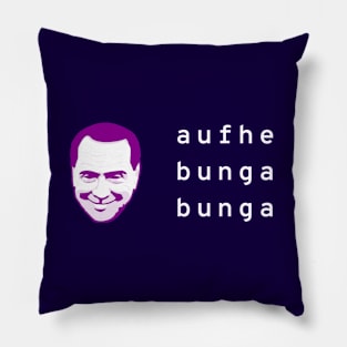 Classic Bunga Logo (White Lettering) Pillow