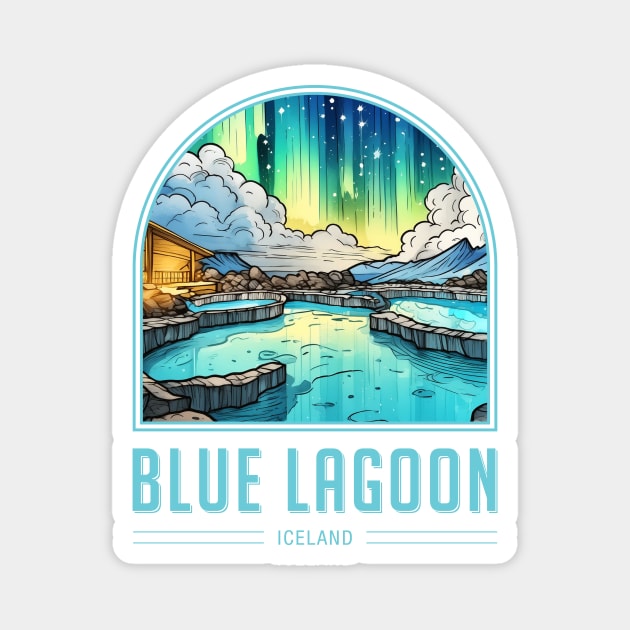 Blue Lagoon Iceland Magnet by Curious World