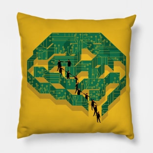 Human Vs AI 2 Pillow