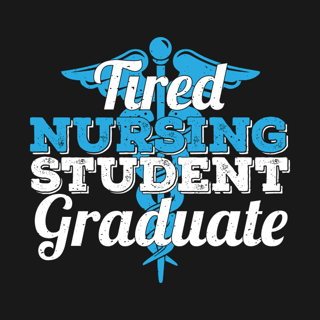 Tired Nursing Student Graduate by EdifyEra