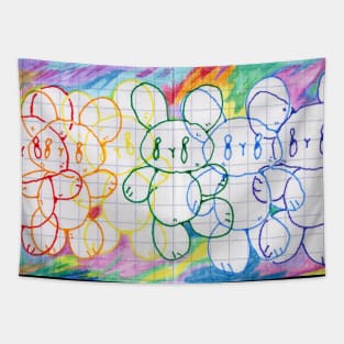 bunny gradient Tapestry