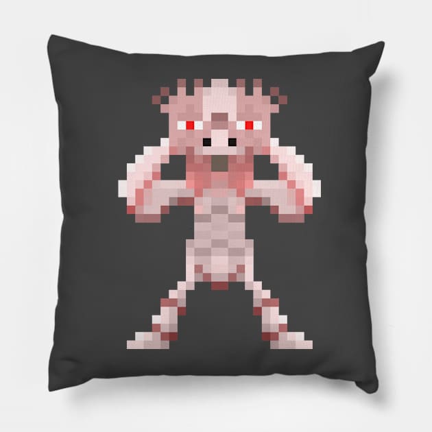 Pale Man Pillow by badpun