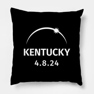 4.8.2024 Solar Eclipse Kentucky Pillow