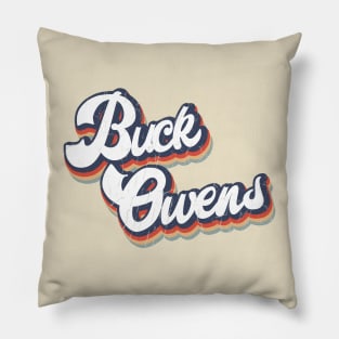 KakeanKerjoOffisial VintageColor Buck Owens Pillow