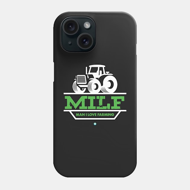 Cool Farm Tractor Man i love farming Gift Phone Case by woormle