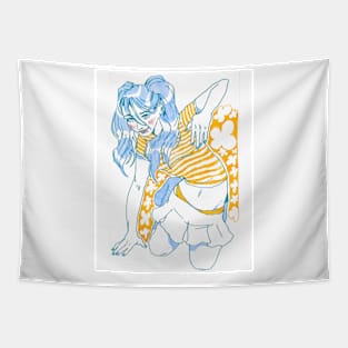 Flower girlie Tapestry