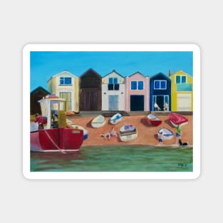 Teignmouth huts Magnet