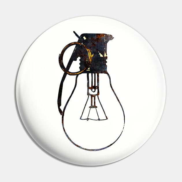 Lightbulb and grenade - ideas are stronger than weapons Pin by Quentin1984