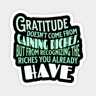 The true meaning of Gratitude Magnet