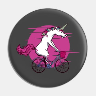 Unicorn Bicycle Pin