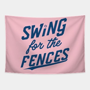 Swing for fences Baseball Tapestry