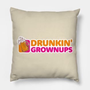 Logo Drunkin' Grownups Originale Pillow