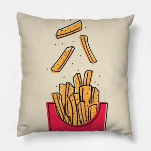 keep Calm and Eat Fries Pillow