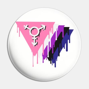 Genderfluid Pride Pin