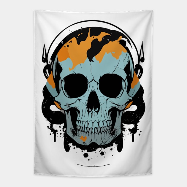 Skull Tapestry by Prime Quality Designs