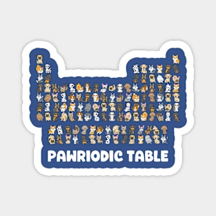 Pawriodic Table Magnet