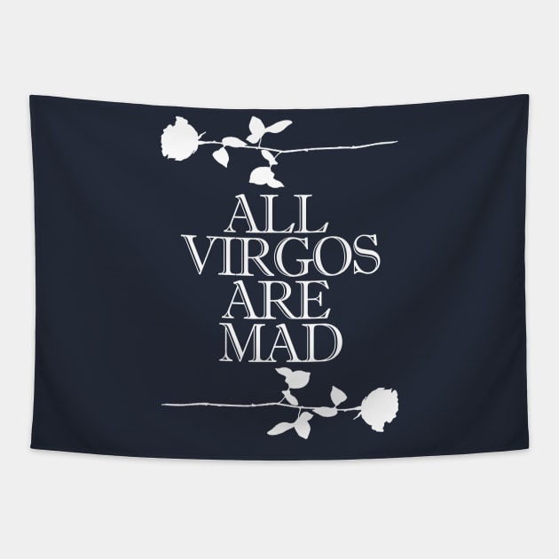 All Virgos Are Mad - 80's Design Tribute Tapestry by DankFutura