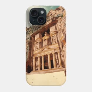 Petra Jordan - Black Phone Case