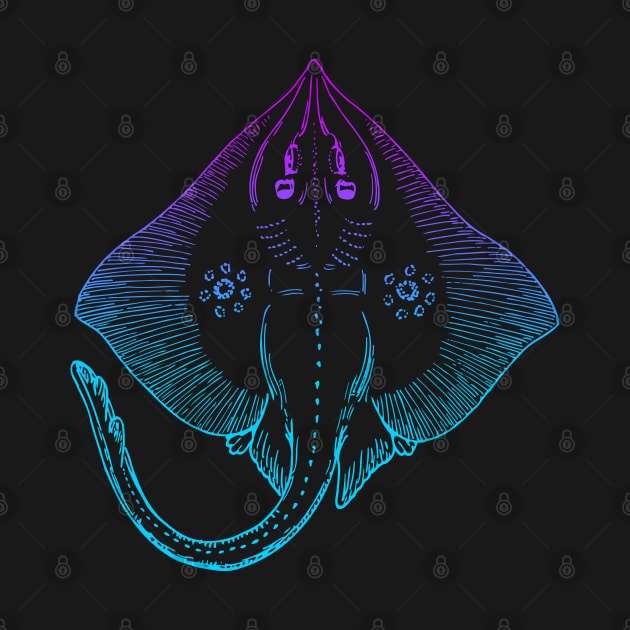 Stingray Drawing Gradient by StupidHead