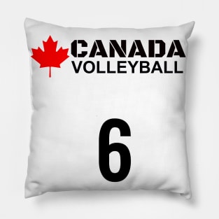 Canada Volleyball 6 Gift Idea Pillow