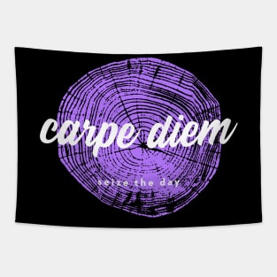 Latin Stoicism - Carpe Diem Tapestry