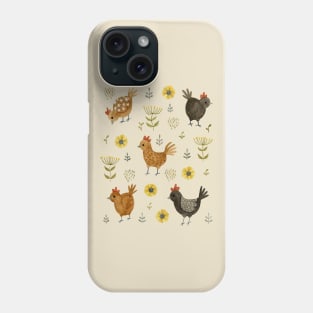 Chicken Floral Phone Case