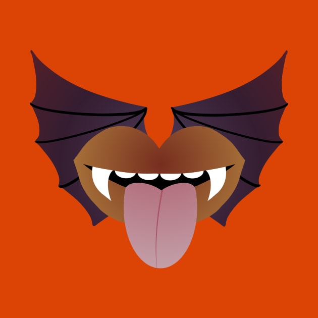 A Vampire's Kiss - BROWN BAT by RawSunArt