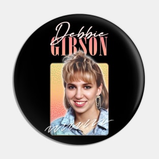 Debbie Gibson 1980s Style Aesthetic Design Pin