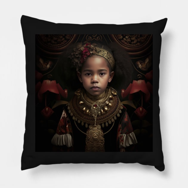 Living Dolls of Ambiguous Royal Descent Pillow by daniel4510