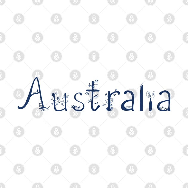 Australia word by smartsman